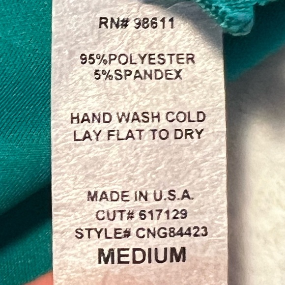 Green peplum top - Picture 9 of 13